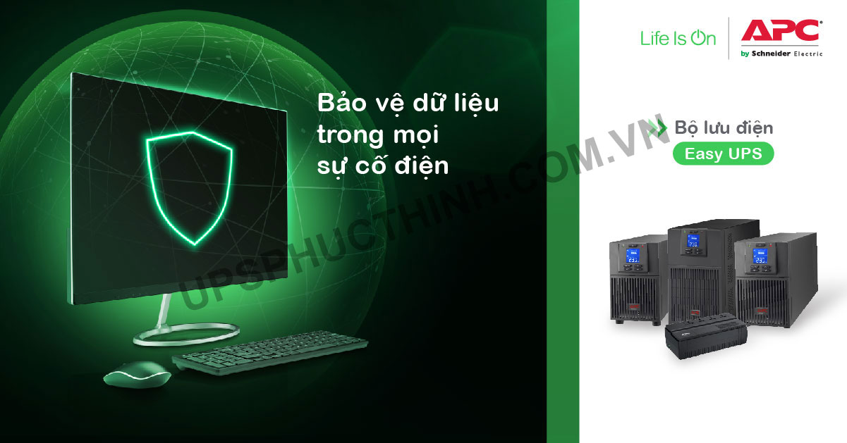 bộ lưu điện ups "Bảo vệ dữ liệu trong mọi sự cố điện"