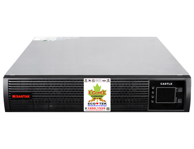 Bộ Lưu Điện UPS SANTAK Rack 6KS (6KVA/6KW) (Chưa bao gồm ắc quy)